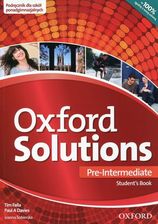 Nauka angielskiego Oxford Solutions Pre-Intermediate Podręcznik Ed. 2015 - zdjęcie 1