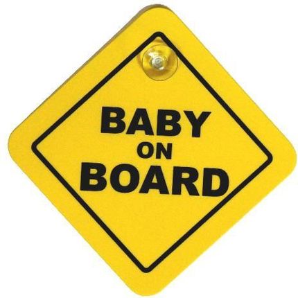 Disney Tabliczka Z Przyssawką Baby On Board (ES 07030)