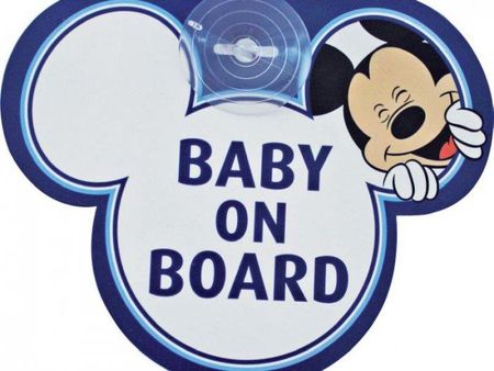 Seven Disney Myszka Miki Tabliczka Z Przyssawką Baby On Board (25008)