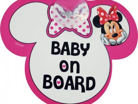 Disney Tabliczka Z Przyssawką - Baby On Board - Minnie (25009)