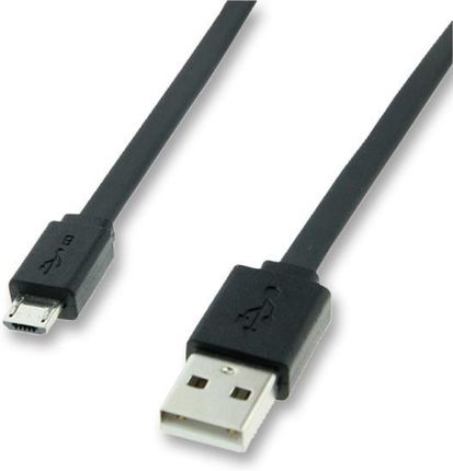 Roline Kabel USB USB A-Micro B 1m Czarny (11.02.8760)