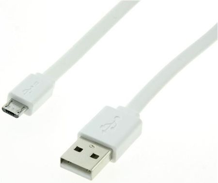Roline Kabel USB A-Microb Męsko-Męski 1m Biały (11.02.8761)