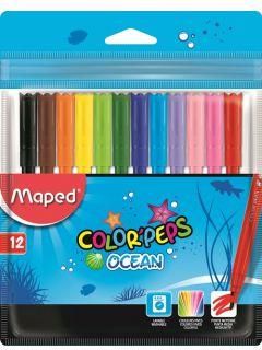 Maped Flamastry Colorpeps Ocean 12 kolorów