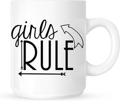 Kubek z napisem Girls rule
