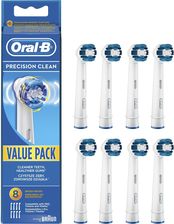 Oral-B Precision Clean 8szt (EB20-8) - dobre Końcówki do szczoteczek elektrycznych