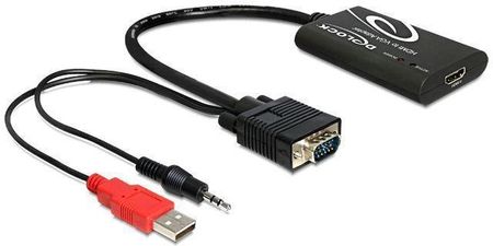 Delock Adapter HDMI (F) do VGA (M) (62407)
