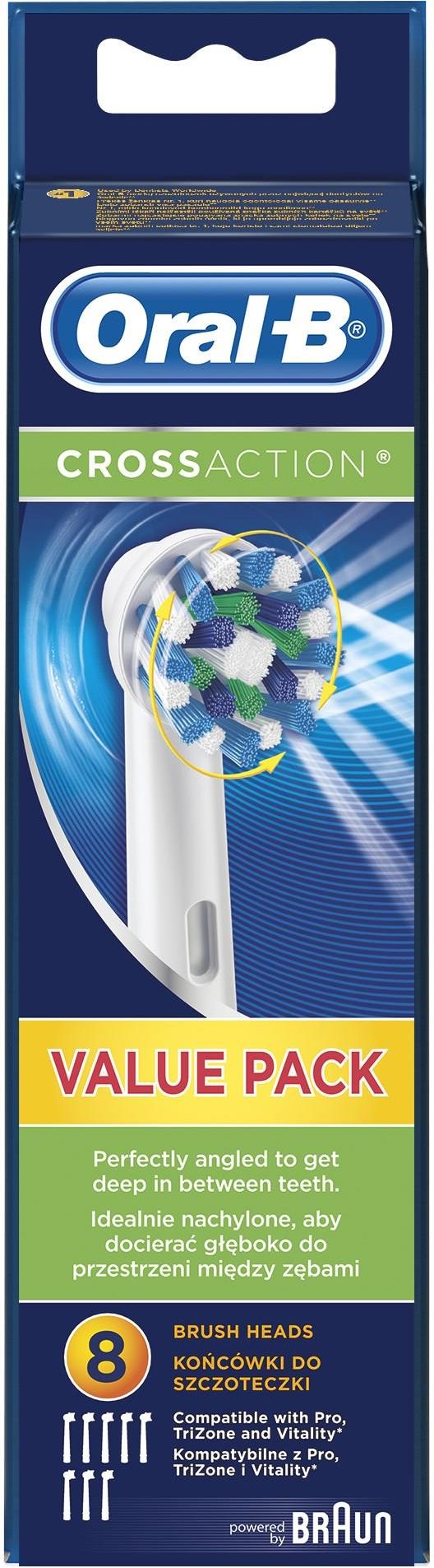 Oral-B CrossAction Końcówki 8 sztuk (EB50-8) - zdjęcie 6 Oral-B CrossAction Końcówki 8 sztuk (EB50-8)