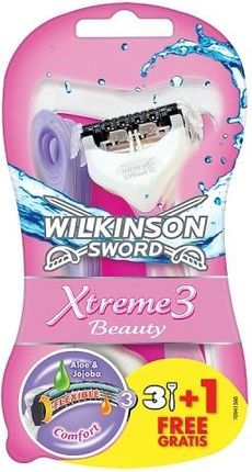 Wilkinson Sword Xtreme 3 Beauty Jednoczęściowe Maszynki Do Golenia 4 Sztuki