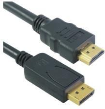Mcab Kabel Displayport na HDMI (M/M) czarny 1m (7003464) 