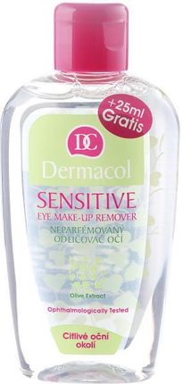 Dermacol Sensitive Eye Makeup Remover 125 ml (Bezzapachowy płyn do demakijażu oczu)