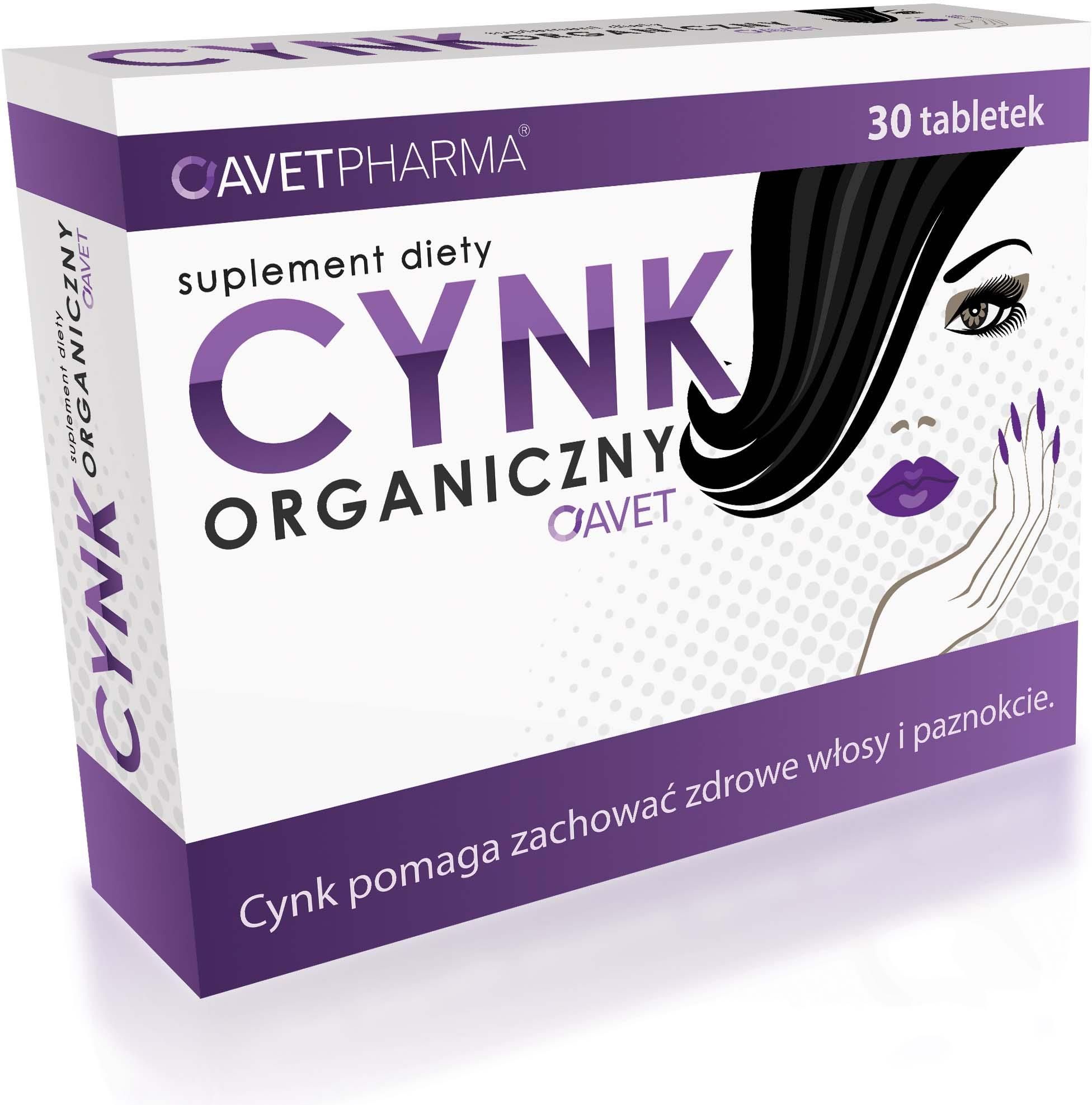 Avet Cynk Organiczny 30 Tabl Opinie I Ceny Na Ceneo Pl