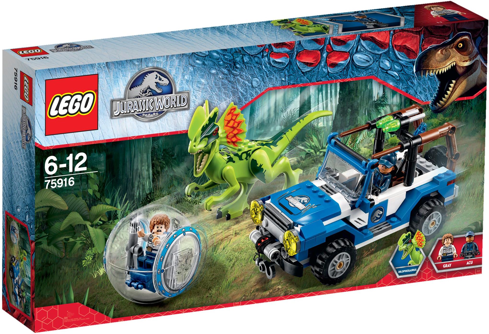 Maciek I Klocki Lego Jurassic World LEGO 75916 Jurassic World Zasadzka dilofozaura - ceny i opinie - Ceneo.pl