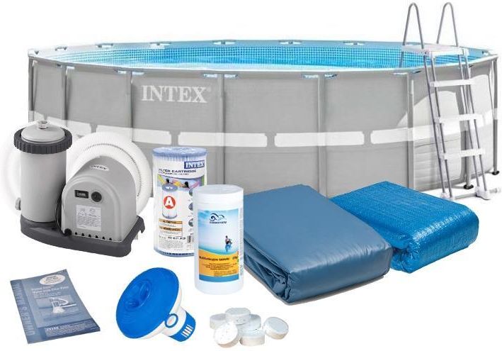Intex Ultra Rondo II Frame Pool Set - 549x132cm Mit Sandfilter