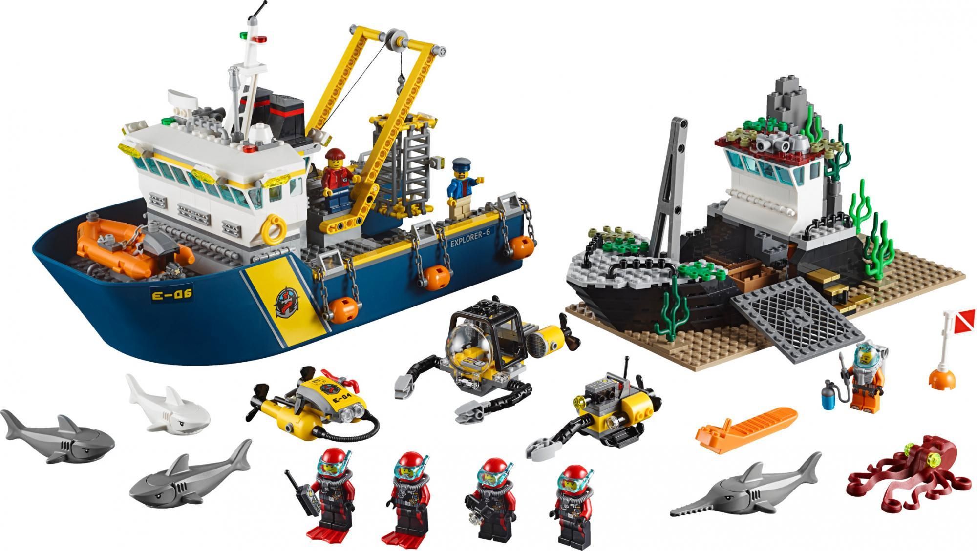 Klocki Lego City Statek Do Badań Głębinowych 60095 Ceny I Opinie