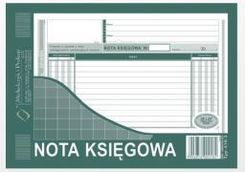 Zdjęcie Michalczyk & Prokop Nota księgowa A5 80 kartek (416-3) - Michałowo