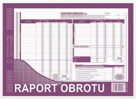 Michalczyk & Prokop Raport obrotu A4 40 kartek (413-1)