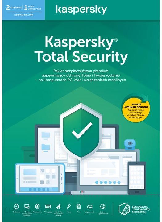 Kaspersky Total Security multi-device 2PC/1Rok (KL1919PCBFS)