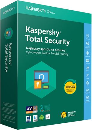 Kaspersky Total Security multi-device 3PC/2Lata Odnowienie (KL1919PCCDR)