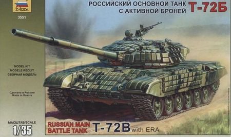 Zvezda Russian Main Battle Tank T72B (3551)