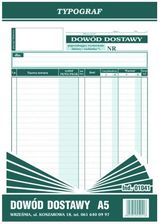 Zdjęcie Typograf Druk Dowód Dostawy A5 - Tomaszów Lubelski