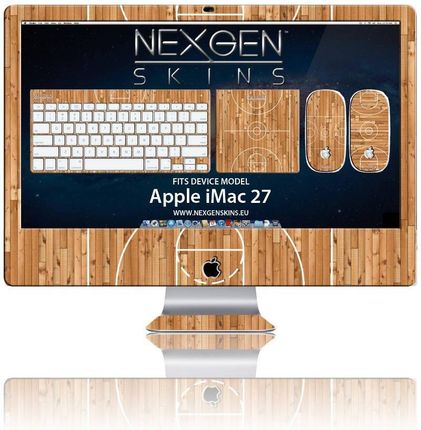 Nexgen Skins Zestaw Skórek Na Obudowę Z Efektem 3D Imac 27" Hardwood Classic 3D - Brązowy (IMAC270029)