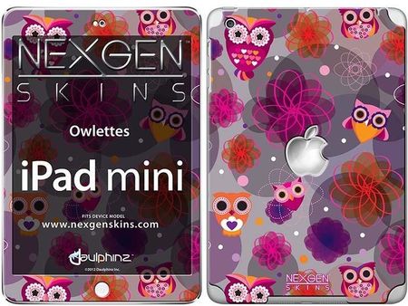Nexgen Skins Zestaw Skórek Na Obudowę Z Efektem 3D Ipad Mini Owlettes 3D - Różowy (IPADM0032)