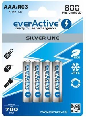 EverActive Akumulatorki R03/AAA Ni-MH 800mAh 4 sztuki - Ceny i opinie na  Ceneo.pl