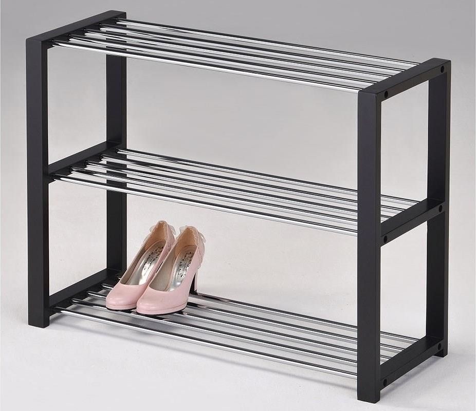 4Home Półka Na Buty 3 Piętra Czarna - Opinie i atrakcyjne ceny na Ceneo.pl