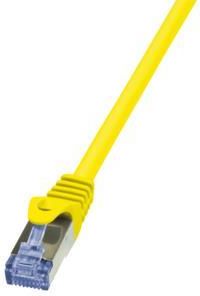 LogiLink Kabel Sieciowy Cat.6A S/FTP AWG 26/7 RJ45 10m Żółty (CQ3097S)