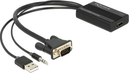 Delock Adapter VGA-HDMI ze Złączem Audio (62597)
