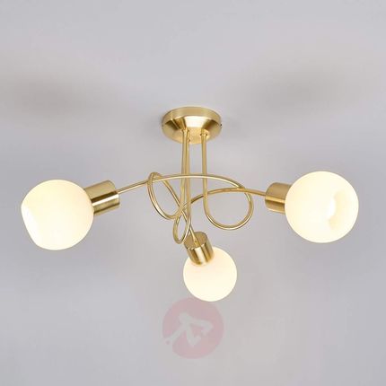 Lampenwelt Led Elaina Mosiężna 3-Pkt. (s22321bm.om.3spl)