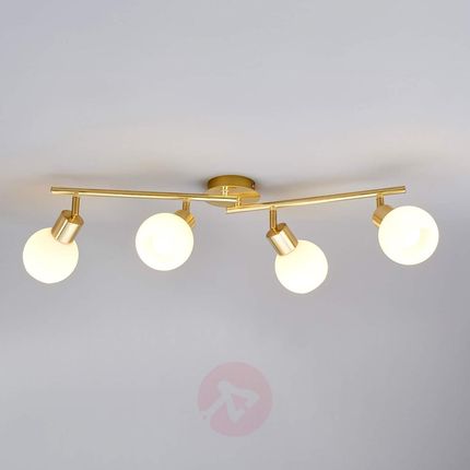 Lampenwelt 4-Punktowa Led Elaina Mosiężna (s22321bm.om.4i)
