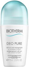 Biotherm Deo Pure roll- on dezodorant 75ml - Antyperspiranty i dezodoranty damskie