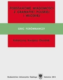 Podstawowe wiadomości z gramatyki polskiej i włoskiej - 05 Rozdz. 4. Słowotwórstwo; Zamiast wniosków; Bibliografia (E-book)