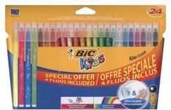 Zdjęcie Bic Flamastry Kid Couleur Fluo Pudełko 20+4 Sztuki - Kobylin