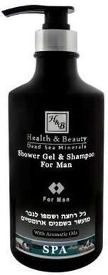 Health&Beauty Żel Do Kąpieli I Szampon Dla Mężczyzn   Z Minerałami Z Morza Martwego 780Ml