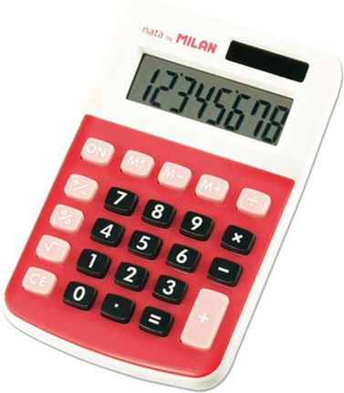 Milan Kalkulator 8-Pozycyjny Czerwony