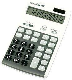 Milan Kalkulator 12 Pozycyjny Szary