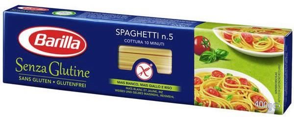 Barilla Spaghetti N. 5 Makaron Bezglutenowy 400g - Ceny i opinie 