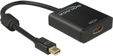 Delock Adapter AV miniDisplayPort 1.2 na HDMI Czarny (62611)