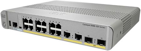 Cisco 3560-Cx Switch 12 Ge Poe+ Uplinks 10G Sfp+ And 2 X 1G Copper Ip Bas (Ws-C3560Cx-12Pd-S)