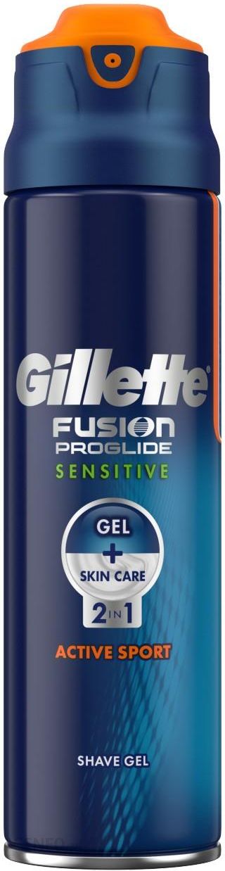 Gillette Fusion Proglide Sensitive Active Sport Żel Do Golenia 170ml