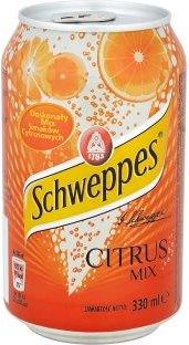 Orangina Schweppes Polska Schweppes Citrus Mix Napój Gazowany 330ml