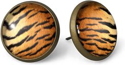 Tygrys - kolczyki sztyfty
