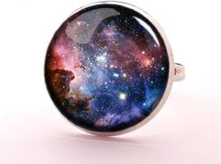 Carina nebula - pierścionek regulowany - Pierścionki handmade