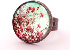 Zdjęcie Retro kwiaty - pierścionek regulowany - Mińsk Mazowiecki