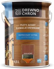 Zdjęcie Drewnochron Impregnat Extra Powłokotwórczy Mahoń 4,5L - Aleksandrów Kujawski
