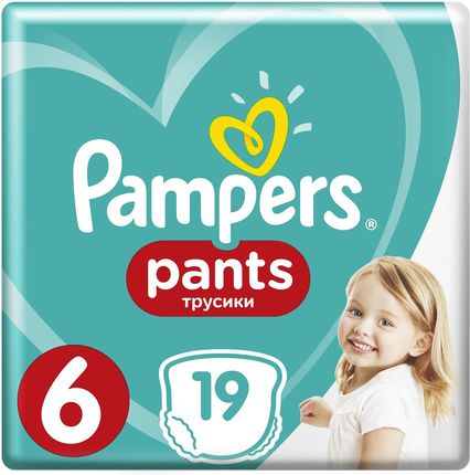 Pampers Pants rozmiar 6, 19 pieluchomajtek