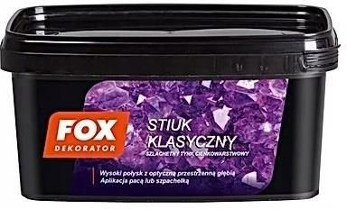 Fox Efekt Dekoracyjny Stiuk Klasyczny Biały 8kg Połysk