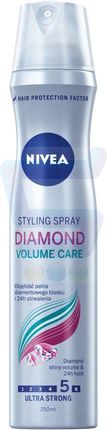 Nivea Hair Care Styling Lakier Do Włosów Diamond Volume Ultra Mocny 250ml 